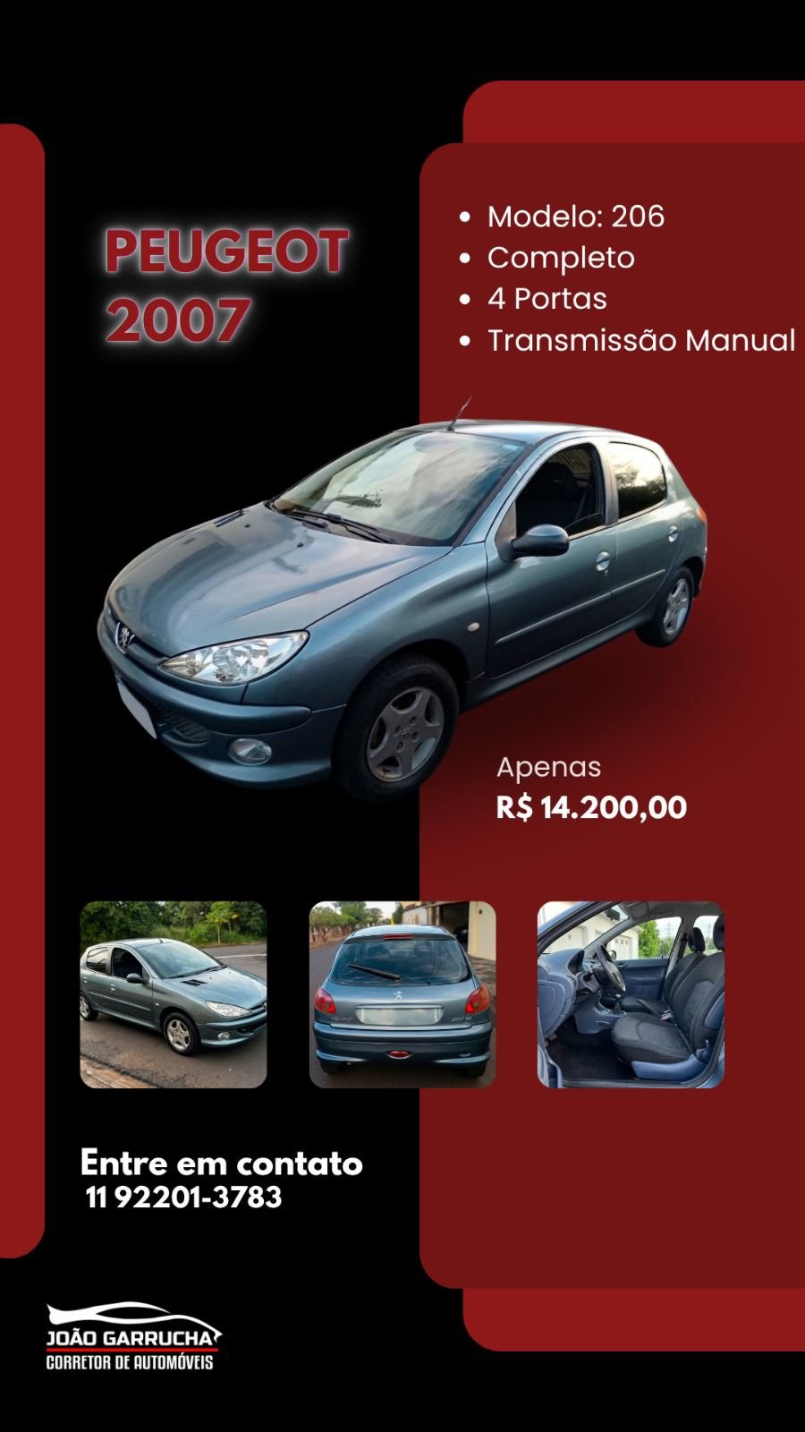 Peugeot valor atualizado